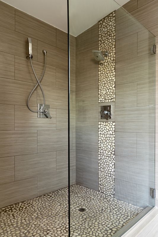 Tile-Designed Shower Space